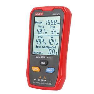 เครื่องวัดพลังงานแสงอาทิตย์ MPPT รุ่น UT673PV เครื่องทดสอบโมดูล PV กำลังสูงแบบพกพา - Product Image 3