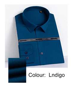Anti-Shrink Men's Suit Shirt High Quality <strong>Shirting</strong> Cotton Fabrics Suit Shirt Casual Shirt for Business Suit Matching Formal Wear - Product Image 3