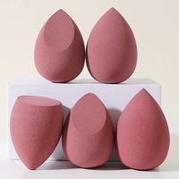 Éponges de maquillage personnalisées à marque privée, lavables, super douces, utilisables à sec et sous l'eau, pour le visage, ensemble d'éponges pour femmes