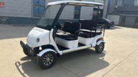 Voiturette de golf électrique 6 places 2025, 60V/72V, certifiée CE, autonomie 50-70 km, pour le transport touristique et les navettes de station balnéaire