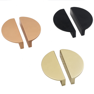 Moderne gouden zwarte handgrepen en knoppen van aluminiumlegering voor keukenkasten - Product Image 2