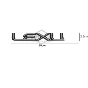 Autocollant d'emblème de coffre arrière de voiture en métal 16,5*2 cm pour logo <span class=keywords><strong>Lexus</strong></span> ES300 IS300 IS350 ES250 ES350 IS250 CT200H GS350 NX200 - Product Image 3