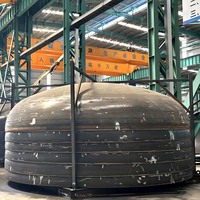Extrémités de tête elliptiques elliptiques ovales en acier doux de 36 20 pouces pour réservoir sous pression de carburant GPL