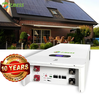 Batterie solaire Cycle de stockage d'énergie domestique Durée de vie 8500 LiFePO4 Montage mural 48v 51.2v Batterie pour système de stockage d'énergie solaire au lithium