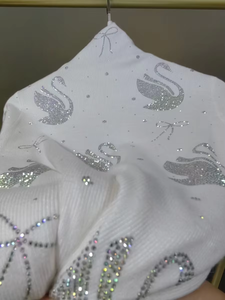 Réel Photo nouvelle tendance automne hiver étincelle pierres col roulé Slim Fit blanc <span class=keywords><strong>pull</strong></span> femmes tricots <span class=keywords><strong>pull</strong></span> <span class=keywords><strong>Pull</strong></span> <span class=keywords><strong>Pull</strong></span> <span class=keywords><strong>Femme</strong></span> - Product Image 5