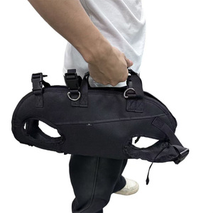 Sac à dos de transport pour chien, style horizontal, semi-circulaire, sac de transport portable pour animaux de compagnie, capacité de 22L, bretelles d'épaule, sac multifonctionnel - Product Image 4