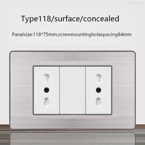 Prise murale multiprise standard italienne, cordon d'alimentation mural triple, avec prise de charge rapide USB de type C - Product Image 3