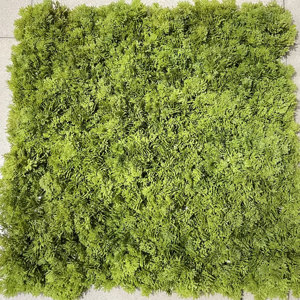 Хит продаж, 25 х25 см, УФ-зеленый, огнестойкий, искусственный олень, мох, трава, рулон, растения, уличные, самшит, изгородь, декоративная стена