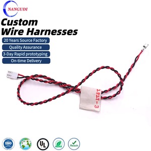 Özelleştirilmiş JST 1.0 Pitch Pil Konnektör Adaptörü PVC İzoleli Kalay Kaplı Bakır 12V Pres Terminali Kablo Grubu 150mm - Product Image 1