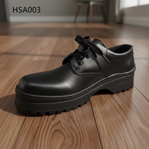 HY, Cérémonie de remise des prix, Chaussures formelles dédiées aux élèves du primaire, du collège et du lycée, Chaussures uniformes noires populaires pour enfants au Kenya HSA003 - Product Image 1