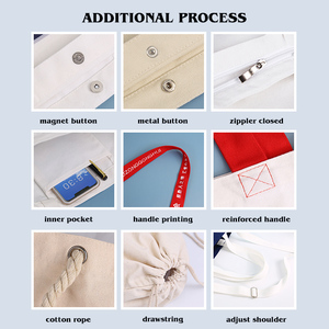 कस्टम लोगो कढ़ाई के साथ बड़े क्षमता कैनवास कपड़े टोटे बैग कस्टम लोगो कढ़ाई प्राकृतिक अतिरिक्त बड़े कैनवास टोटे बैग - Product Image 5