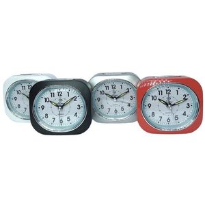 Desk <b>Clock</b> Set 4 Pack Colorful Square Analog Alarm <b>Clocks</b> For Home Office Bedroom Use - Product Image 1