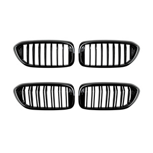 Calandre avant BMW Série 5 G30 G31 en plastique ABS noir pour mise à niveau style M5 2017-2020 - Product Image 5