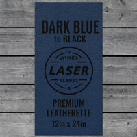 Feuille de cuir PU effet denim 12x24 pouces pour gravure laser, matériau artisanal en similicuir vierge pour projets DIY, vente en gros