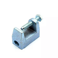 Pince de faisceau en fonte galvanisée, pinces de faisceau en acier moulé Malleable