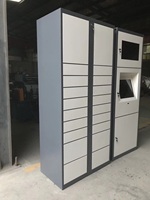 Casier intelligent pour colis, code-barres pour personnel, supermarché, livraison extérieure, livraison express, casier intelligent pour colis