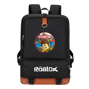Sac à dos personnalisé sur le thème du monde virtuel Roblox pour hommes et femmes, fermeture éclair, doublure en polyester, sac à dos de voyage - Product Image 4