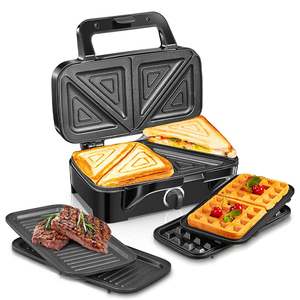 Aifa 7 6 en 1 Offre Spéciale gaufrier électrique profond et gril <span class=keywords><strong>à</strong></span> sandwich avec 3 en 1 plaques antiadhésives détachables - Product Image 4