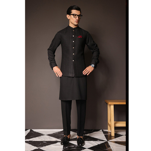 Gilet de mariage classique haute performance pour hommes, design unique, respirant, fabriqué par OEM, vêtements de mariage pour l'hiver - Product Image 1