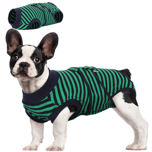 Chalecos de Seguridad e Higiene Anti-Harceleos <span class=keywords><strong>para</strong></span> <span class=keywords><strong>Perros</strong></span> Grandes y Medianos, de Algodón a Rayas, Clásicos, <span class=keywords><strong>para</strong></span> Primavera/Verano, Postoperatorios - Product Image 1