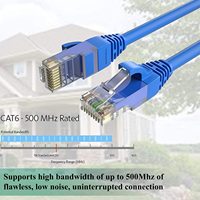 Câble réseau bleu Cat6 Ethernet RJ45 LAN UTP CAT 6, câble Internet, câble réseau