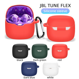 Adecuado para <span class=keywords><strong>JBL</strong></span> TUNE <span class=keywords><strong>Flex</strong></span> Case Funda protectora de silicona para auriculares a prueba de golpes con gancho - Product Image 2