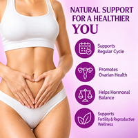 Capsules personnalisables de Myo et D-Chiro Inositol 2000mg, rapport 40:1, pour la routine de bien-être quotidienne et la gestion du stress chez la femme