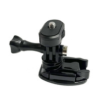 Supports adhésifs de tableau de bord pour GoPro 7 6 5 4 3 Supports plats incurvés Tampons collants solides pour GoPro Yi SJCAM Caméra d'action Casque Board
