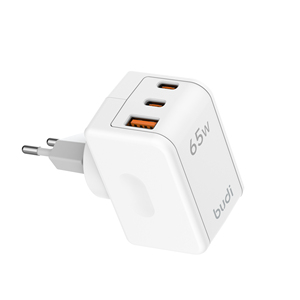 Chargeur rapide Budi Gan Tech Pd 65w Gan Pps avec prise EU rotative, chargeur USB, chargeur mural Pd Qc pour téléphone portable, tablette, <span class=keywords><strong>Phone14</strong></span> - Product Image 1