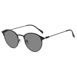 Polarized TAC Lenses Full Rim Metal Frame <b>Sunglasses</b> Brown/Gray Colors UV400 Protection Unisex Driving Fashion Trendy - Product Image 3
