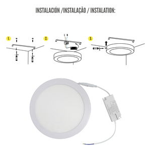 ดาวน์ไลท์ Superficie Led 20 วัตต์ 1800 ลูเมน 3000K - Product Image 6