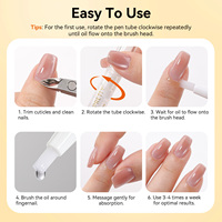 BORN PRETTY 2ml/pcs Mini stylo à huile pour cuticules, ensemble de marque privée, huile pour ongles de marque privée, ensemble d'huile pour ongles, outils de soin des ongles pour salon