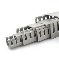 Boîte de gestion de fil en PVC fabriqué en Chine 100*50 conduit de câbles tuyaux de goulotte d'extrusion en plastique solide organisateur de câble bureau différentes tailles