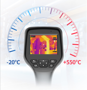 جهاز التصوير الحراري بالأشعة تحت الحمراء RM200A مع ميزان حرارة ورؤية ليلية، دقة 256*192، تصوير مزدوج الضوء، معدات اختبار درجة الحرارة الصناعية - Product Image 4