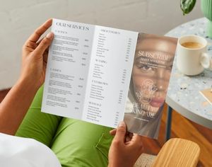 Impression offset personnalisée A5, dépliant couleur, salon de beauté, 2, 3, 4 plis, brochure, manuel d'utilisation, service d'impression de brochures - Product Image 1