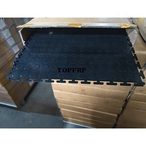 High Quality PVC Interlocking <b>Plastic</b> Floor Tile for Warehouse Workshop Showroom - Product Image 2