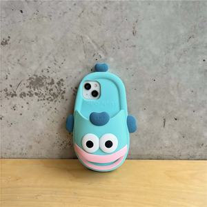 Divertente Custodia per Telefono 3D a Forma di Pesce Cartoon per 12 13 14 15 Pro Max, Morbida Antiurto in Vero Silicone - Product Image 2