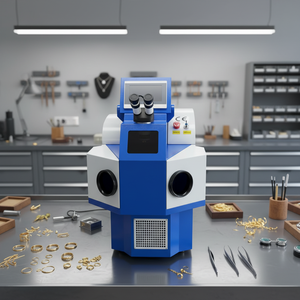 Nouvelle machine de soudage laser pour bijoux en or 200W, haute qualité, avec cabinet fermé, équipement professionnel pour bijouterie, laser YAG, acier inoxydable - Product Image 1