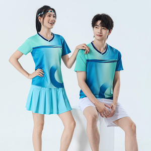 Ropa de running personalizada para adultos, absorbente de sudor, transpirable, de secado rápido, para tenis de mesa, bádminton, voleibol, camiseta. - Product Image 5