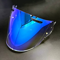 Visière de casque de moto compatible, demi-casque, lentille photochromique anti-UV