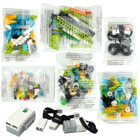 Bloques de Construcción Educativos de Ciencia con Motor Robótico en Forma de Dibujos Animados 45300 WEDO 2.0 Programable Compatible con Juguetes Empaquetados para Niños