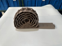 Chaîne à rouleaux industrielle en plastique résistant à l'usure 820 pour pièces de machines