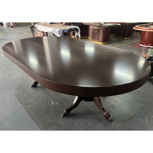 YH Custom Wooden Texas Hold'Em Poker Game <span class=keywords><strong>Mesa</strong></span> de póquer de 10 asientos con comedor superior - Product Image 1