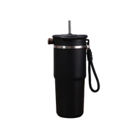 Bouteille isotherme en acier inoxydable de 650 ml pour le quotidien, grande gourde de sport avec infuseur à fruits, tasse de bureau, café, thé, cadeaux d'affaires