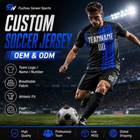 Camiseta de Fútbol Personalizada con Nombre de Equipo, Sublimación Completa, Ropa Deportiva de Secado Rápido