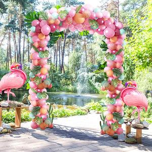 Balon pesta musim panas Set spanduk tropis Hawai <span class=keywords><strong>Flamingo</strong></span> Hutan Safari balon bertema untuk pesta ulang tahun pernikahan - Product Image 3