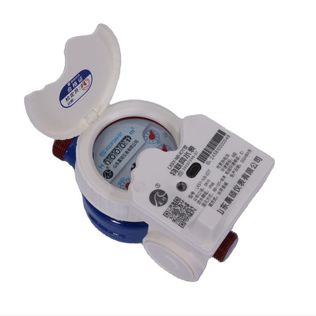 R400 Cold IP68 Plastic Wireless LoRaWAN Intelligent Mechanical Water Meter 1/2 STS DN15 IoT Reading Flow 2 Inch Mid Certified