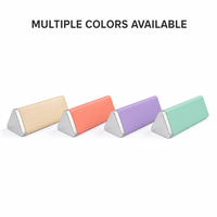 Boîte en métal triangulaire personnalisée avec impression mate pour le stockage du thé et des bonbons