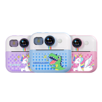 Appareil photo portable antique à double objectif YMX CP02 Technology, jouet original pour enfants, impression instantanée pour enfants, bébés, filles, garçons, tout-petits