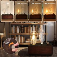 Diffuseur d'huiles essentielles électrique sans eau, rechargeable par USB, en bois et verre, portable, pour l'extérieur, aromathérapie, 20 ml, 2000 mAh